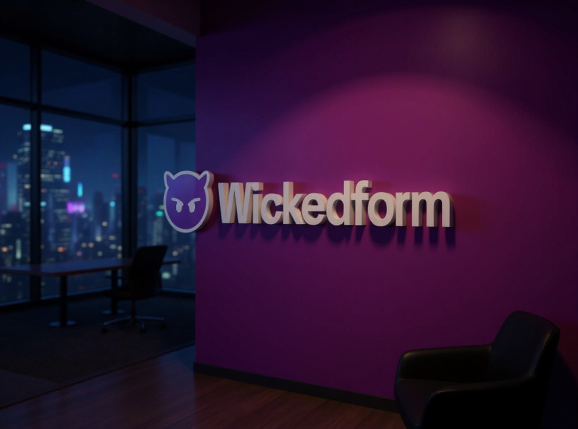 Cyberpunk High-Rise Office
