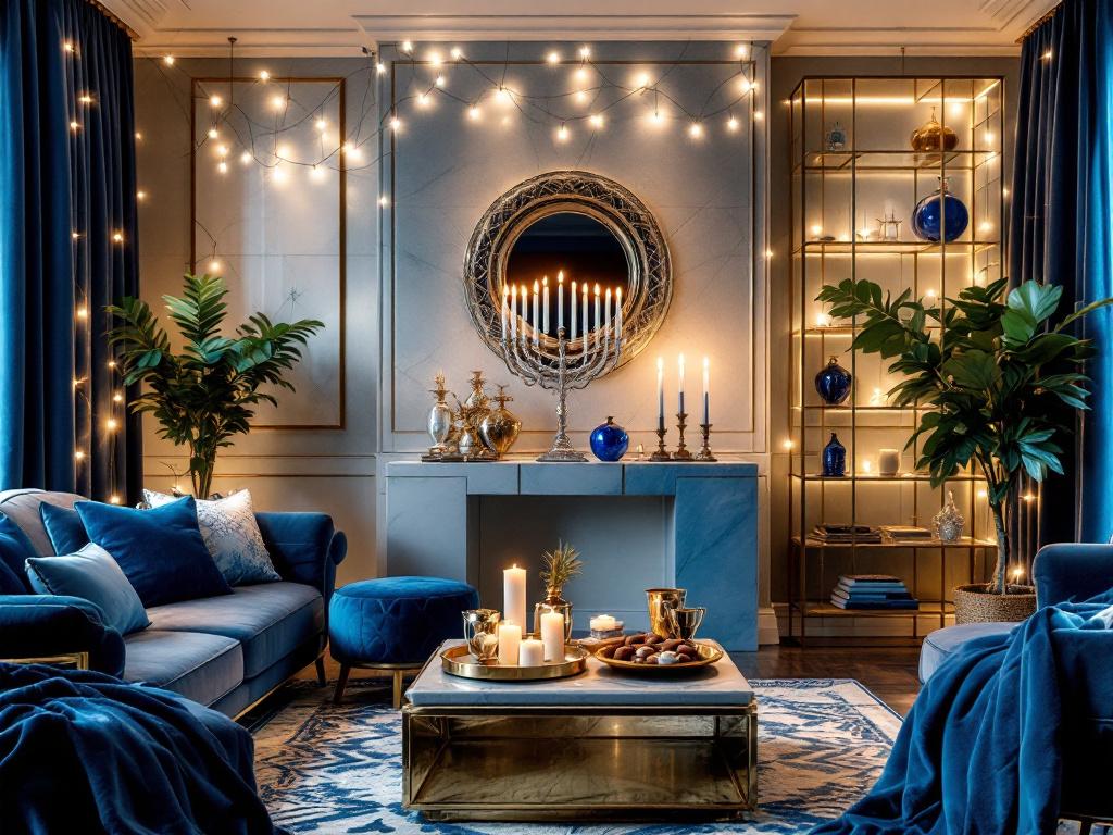 A luxurious, sophisticated room