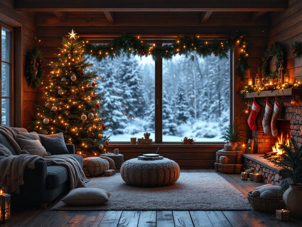 A warm, rustic holiday