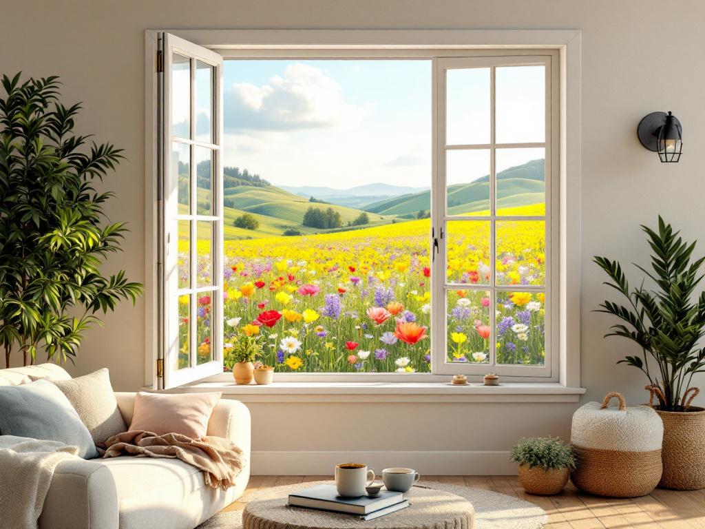 A warm, inviting room